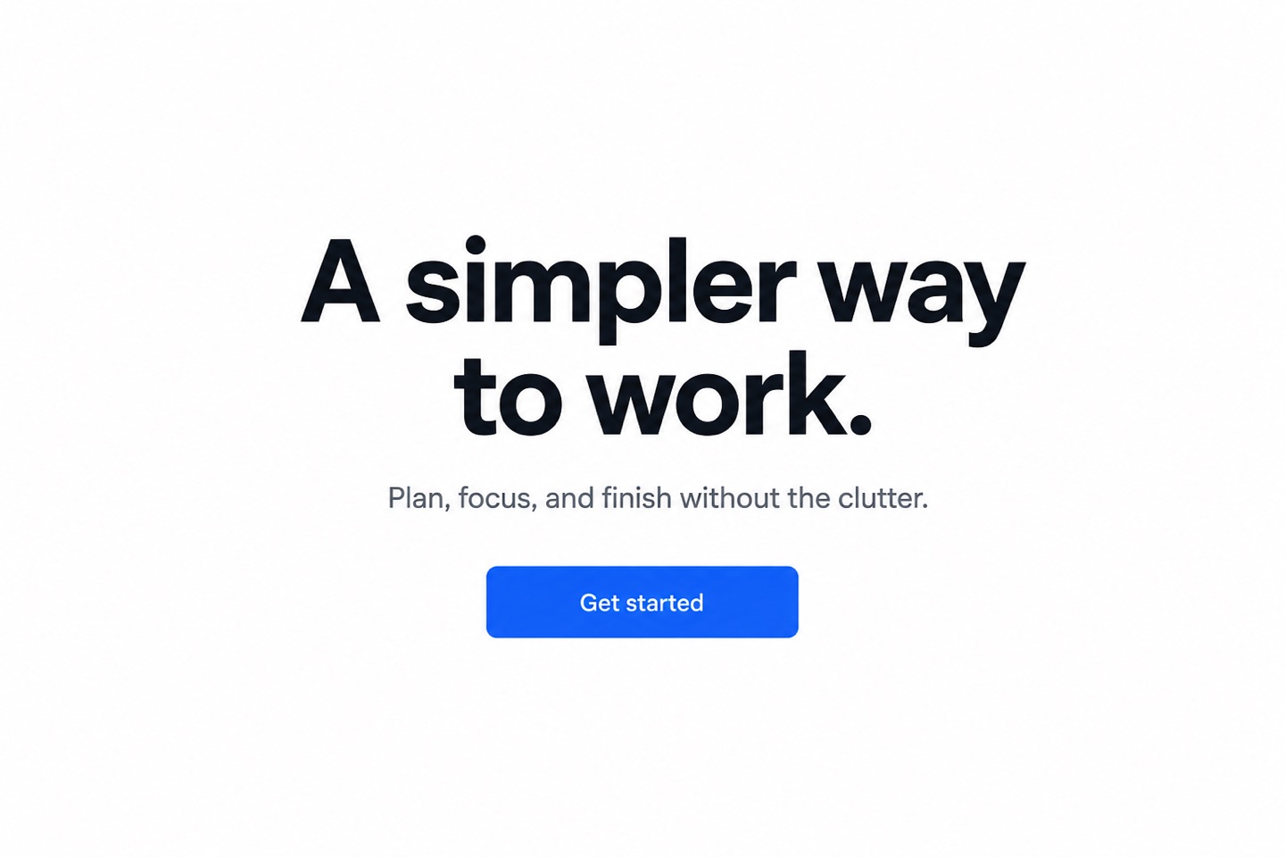 Minimal & Direct layout — interface screenshot