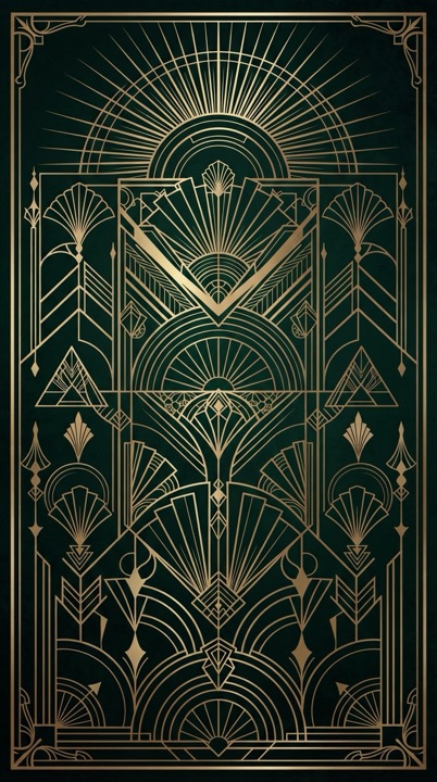 Example of the Art Deco Gold style
