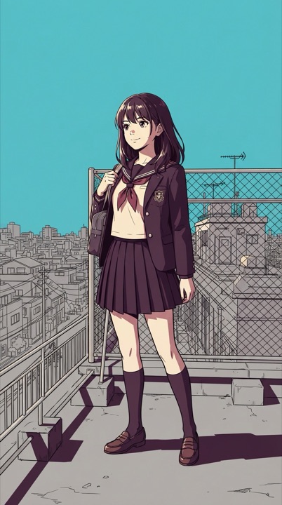 Example of the Cel-Shaded Anime style