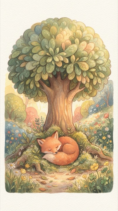 Example of the Children's Book Warm style
