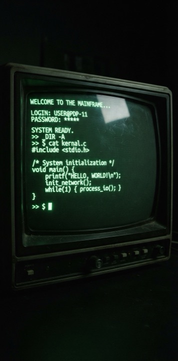 Example of the CRT Phosphor Glow style