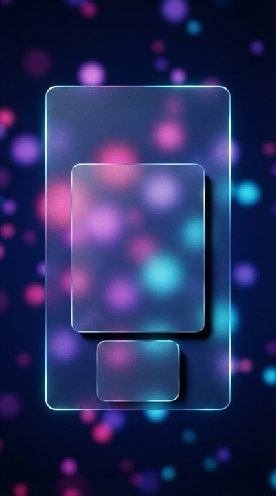 Example of the Glassmorphic Panel style