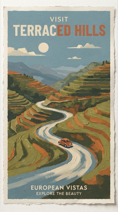 Example of the Gouache Poster style