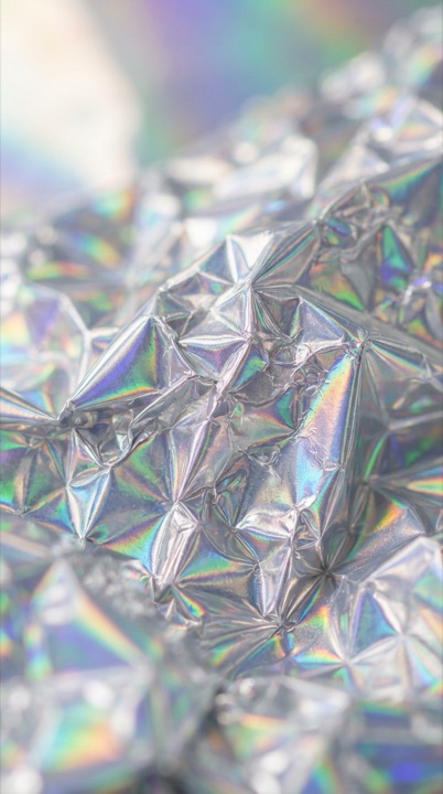 Example of the Iridescent Holographic style
