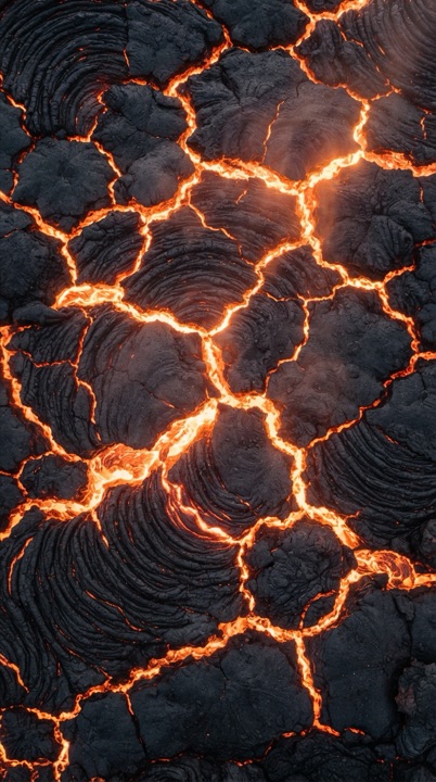 Example of the Lava Flow Crust style