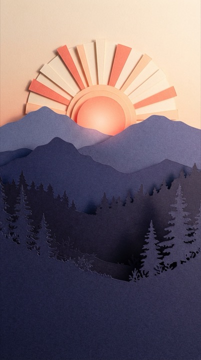 Example of the Paper Cut Layers style