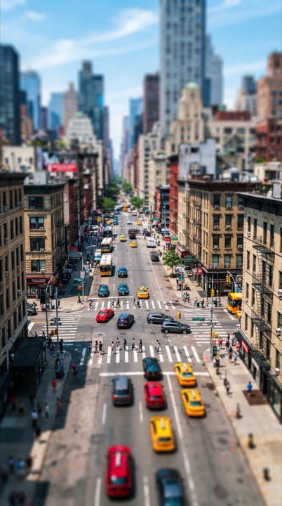 Example of the Tilt Shift Miniature style