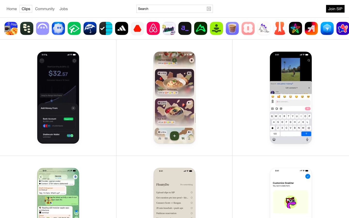 Spotted in Prod home page