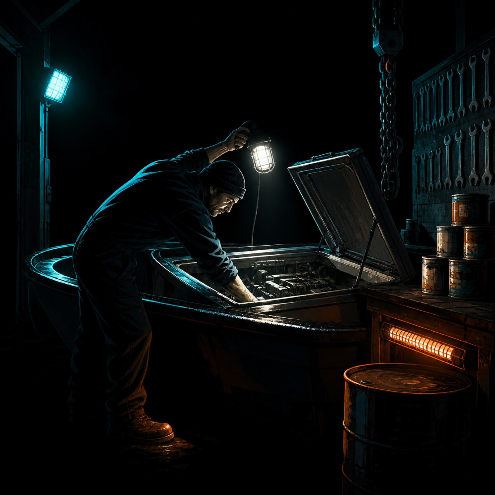 A second, different result produced by Nothing Glows Alone