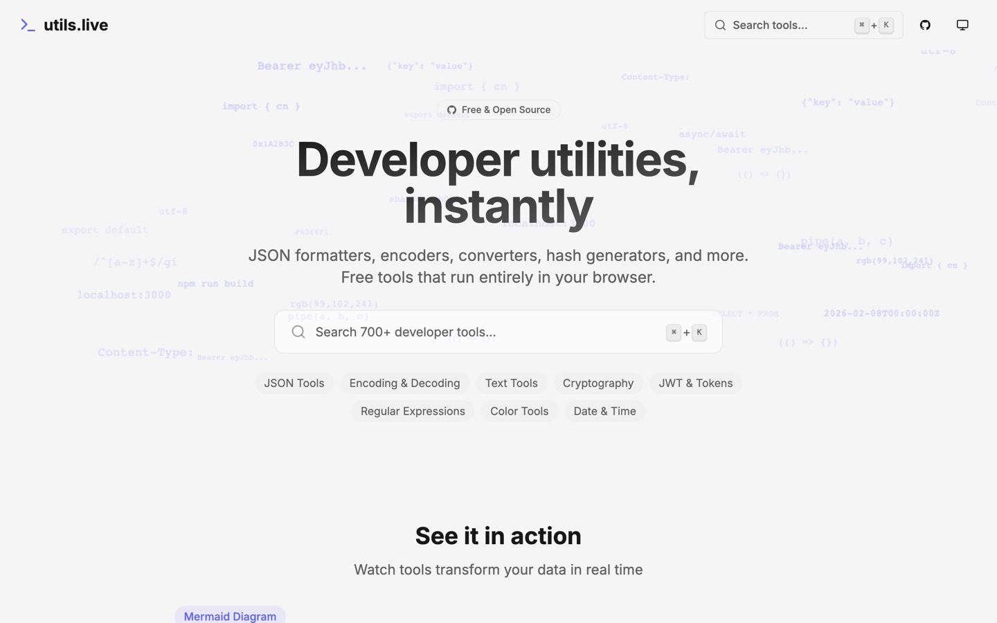 utils.live front page